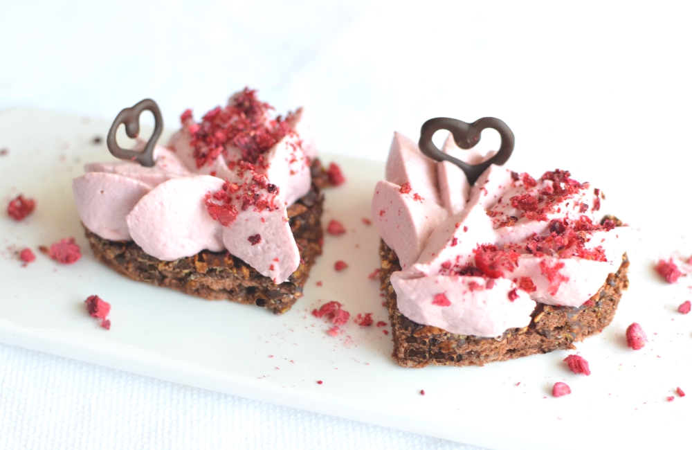 Double Chocolate &amp; Raspberry Heart - Valentine's Special